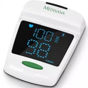 Пульсоксиметр для вимірювання насичення крові киснем і частоти серцевих скорочень (пульсу) Medisana AG PM 150 connect- ціни у Броварах