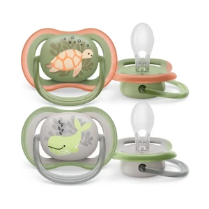 Пустушка силіконова Philips Avent Ultra Air SCF085/60 ортодонтична 6-18 місяців 2 шт- ціни у Дніпрі