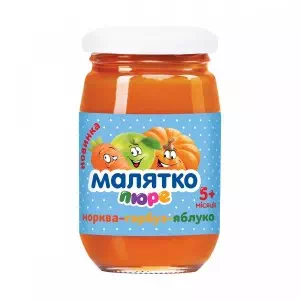 Пюре Морковь-Тыква-Яблоко 180гр Малятко- цены в Одессе