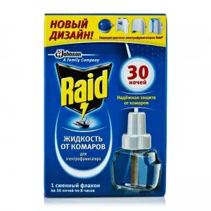 Raid Фумиг жидкость п комаров 30ночей- цены в Каменское