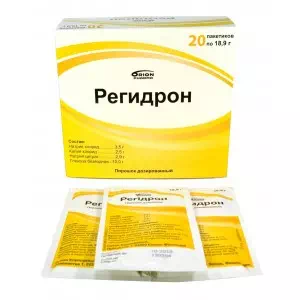 Регідрон порошок дозований у пакетах по 18.9г №20- ціни у смт. Нова Прага