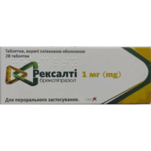 Рексалти таблетки покрытые пленочной оболочкой по 1 мг №28- цены в Соледаре
