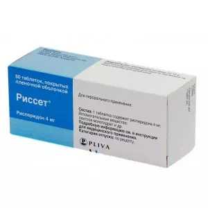 Риссет таблетки 4 мг №60- цены в Никополе