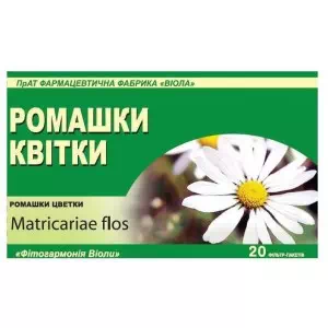Ромашки цветки фильт-пакеты по 1.5г №20 Виола- цены в Шостке