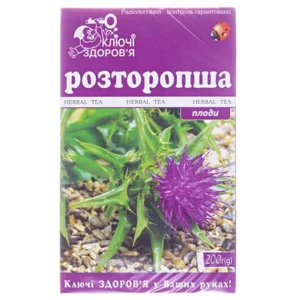 Аналоги та замінники препарату Розторопша плоди 200г Ключі Здоров'я