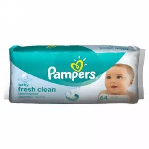 Салфетки Pampers Baby Fresh Clean дет. N64 сменный бок- цены в Одессе