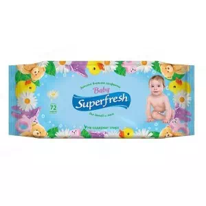 Серветки волог.Superfresh для дітей і мам з вітамі.комп.№72- ціни у Лимані