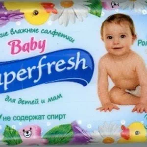 Салфетки влажные Smile Fresh для детей и мам №15- цены в Новомосковске