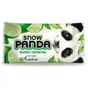 Серветки вологі Снігова панда Лайм№15- ціни у Умані