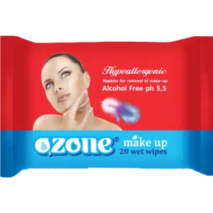 Серветки вл.Ozone для зняття макіяжу №20- ціни у Лимані