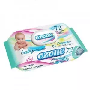 Салфетки вл.Ozone Premium д детей календула витамин Е с клапаном №72- цены в Бахмуте