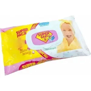 Салфетки влажные Super Baby SuperPaсk sensetive ромашка/алоэ (девочка) №120- цены в Краматорске