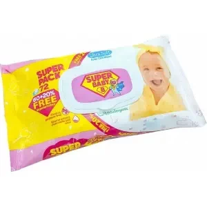 Салфетки влажные Super Baby SuperPaсk sensetive ромашка/алоэ (девочка) №72- цены в Белой Церкви
