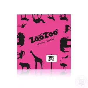 Салфетки ZooZoo 24х23 роз. 1ш. 100шт- цены в Александрии