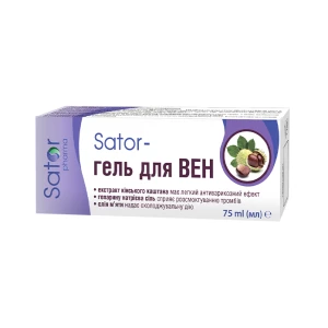 SATOR-Гель для вен 75мл SATOR PHARMA- цены в Днепре