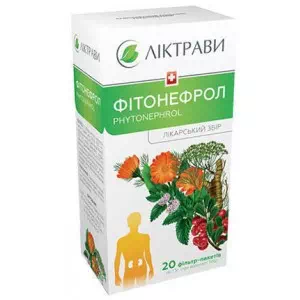 Збір Фітонефрол фіто-пакети 1,5г №20- ціни у Тернополі