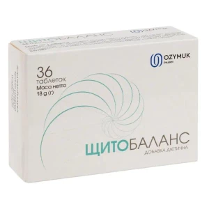 Щитобаланс таблетки по 500 мг №36- ціни у Марганці