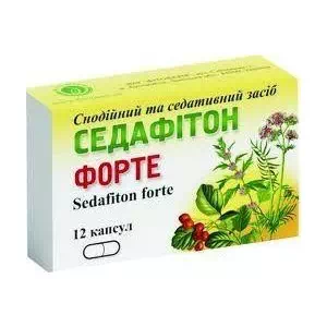 Аналоги та замінники препарату Седафітон форте капс. N 12