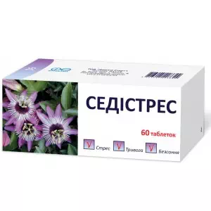 Седістрес таблетки №60- ціни у Южноукраїнську