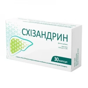 Схизандрин капсулы по 278 мг №30- цены в Одессе
