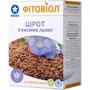 Шрот з насіння льону 100г- ціни у Оріхові