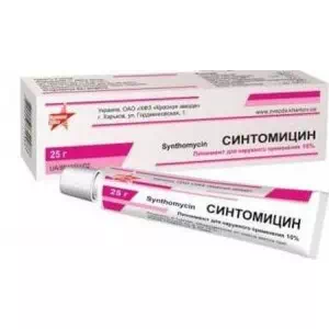 Синтомицина линимент 10% 25г Красная Звезда- цены в Мелитополь
