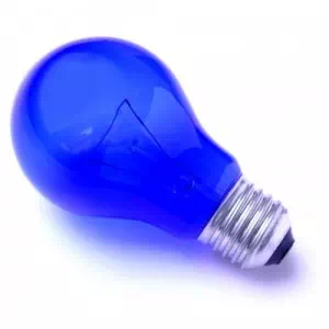 Синяя лампочка 60Вт арт.10033- цены в Одессе