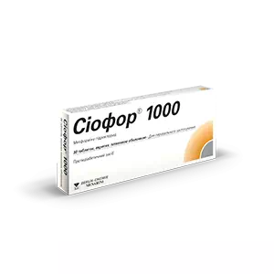 Сиофор таблетки 1000мг №30- цены в Доброполье