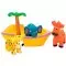 Фото - BABY TEAM Набор игрушек для ванны Зверюшки в лодке арт.35278