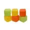 Фото - BABY TEAM Набор кубиков, 6 шт (5см) 8852_Светлые (желт+зел.+оранж) арт.37236