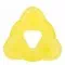 Фото - BABY TEAM Прорезыватель с водой Геометрия треугольник желтый арт.36347&1