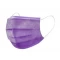 Фото - Маска медична 3-х шарова на резинках нестерильна Славна колір фіолетовий №50