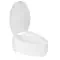 Фото - Туалетное сиденье с фиксатором и крышкой Teseo (14 см), арт. OSD-TESEO14-LPP