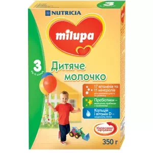 Смесь Молочная сухая «Дитяче молочко Milupa 3» 350г- цены в Павлограде