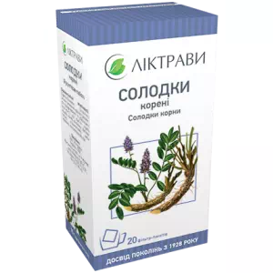 Солодки корень саше по 1.5г №20- цены в Ужгороде