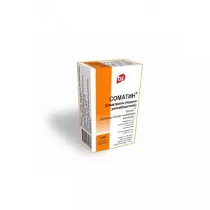 Соматин лиофилизат для раствора для инъекций 1.3мг(4МЕ) + растворитель 1мл фл№1- цены в Днепре