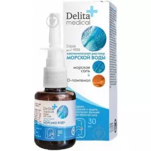 Отзывы о препарате спрей д носа Delita+Medical Изотонический р-р морской воды 30мл