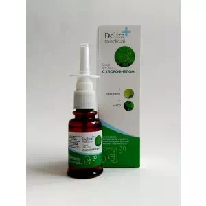 Отзывы о препарате спрей д носа Delita+Medical с хлорофиллом 30мл