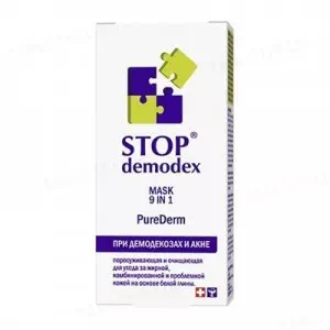 Стоп Демодекс маска 9в1 PureDerm 50мл- цены в Днепре