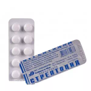 Стрептоцид таблетки 0,3 г №10 Лубныфарм- цены в Днепре