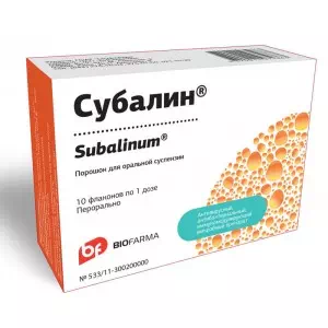 Отзывы о препарате Субалин сухой флакон 1доза №10