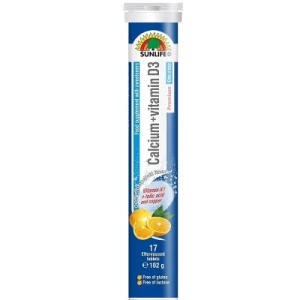 Вітаміни SUNLIFE Calcium + D3 Brausetabletten таблетки шипучі №17- ціни у Соледарі