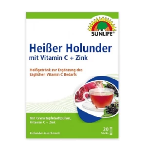 Вітаміни SUNLIFE HeiBe Holunder Vitamin C+ Zink порошок стик 4 г №20- ціни у Хмільнику