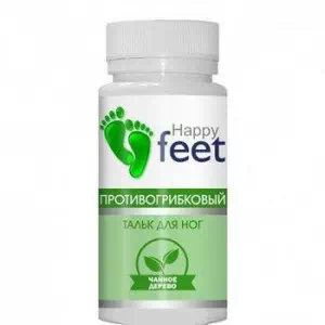 Тальк для ніг Happy Feet Протигрибковий 50г- ціни у Тернополі
