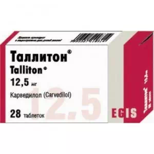 Інструкція до препарату ТАЛЛІТОН таблетки по 12,5мг №28 (14х2)