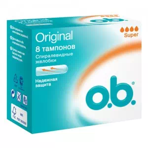 Тампони o.b. Original Super N8 9295- ціни у Дніпрі