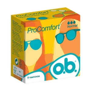Тампони жіночі гігієнічні o.b. ProComfort Normal №8- ціни у Коломиї