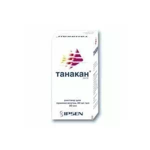 Танакан раствор для перорального применения 40мг флакон 30мл- цены в Тернополе