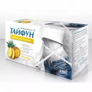 Тайфун фиточай для похудения экстра ананас пакетики по 2г №30- цены в Павлограде