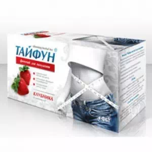 Тайфун фиточай для похудения клубника пакетики по 2г №30- цены в Николаеве